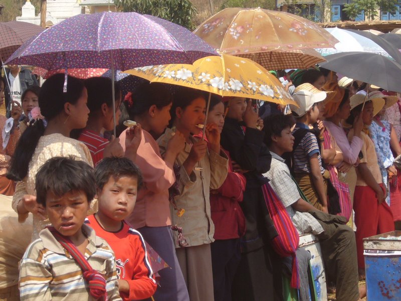 Travel - Myanmar - Kalaw Shan - Novice Procession into the Monastery